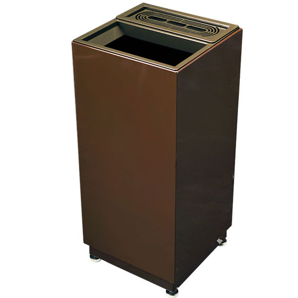 Straight Edge Ash Trash Metal Sq.