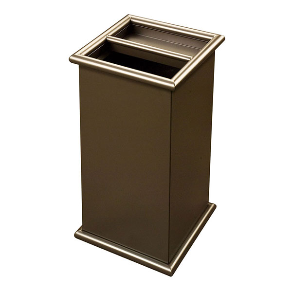 Tubular Ash Trash Sq. Metal