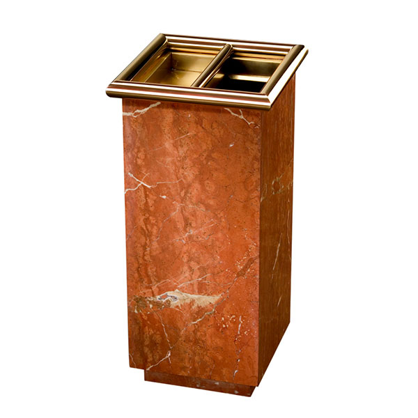 Tubular Ash Trash Sq. Stone