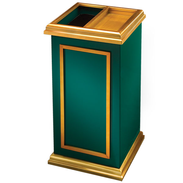 Victorian Ash Trash sq. Metal