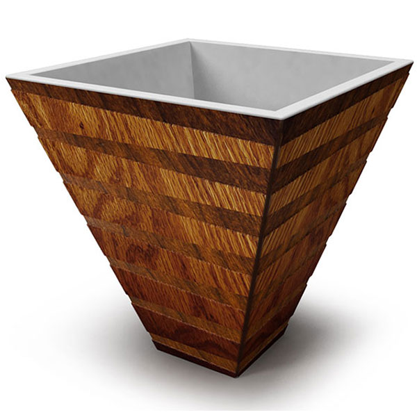 Banana Tree Planter Wood